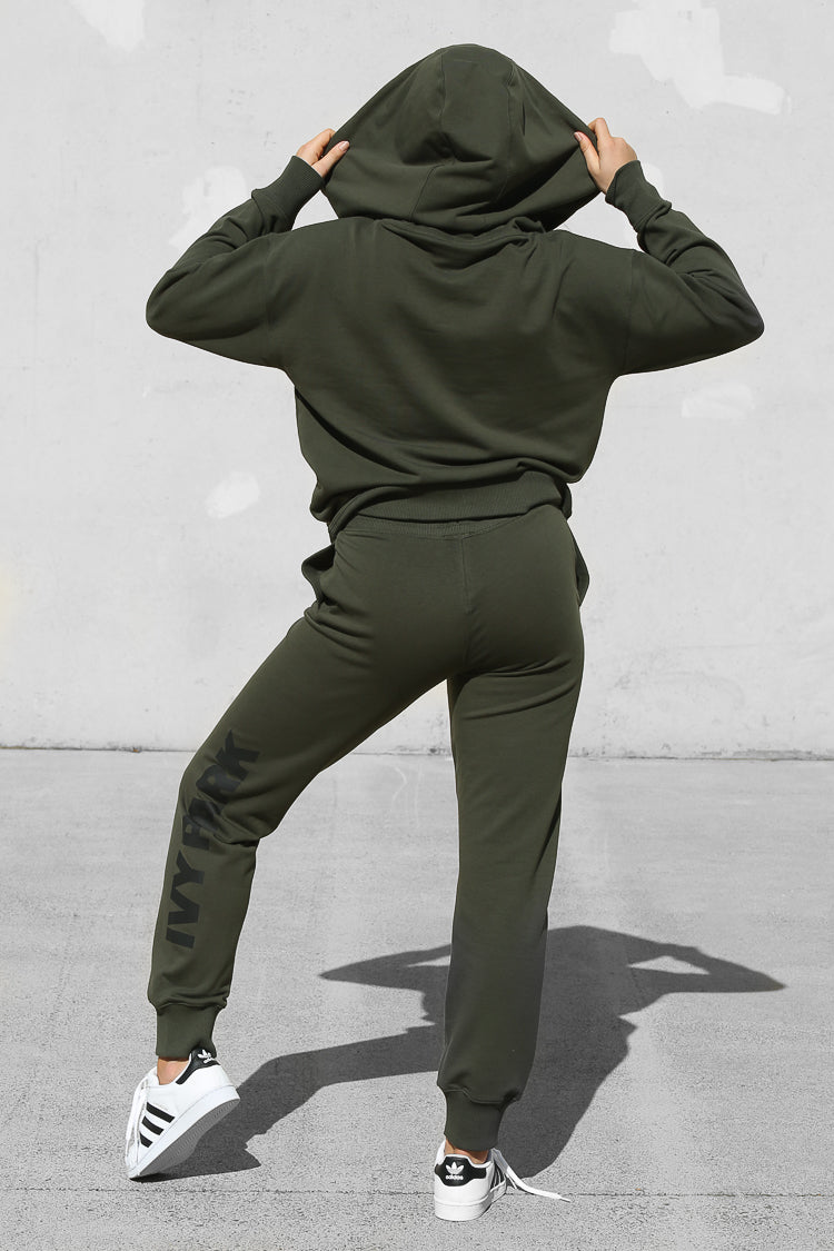 ivy park khaki hoodie