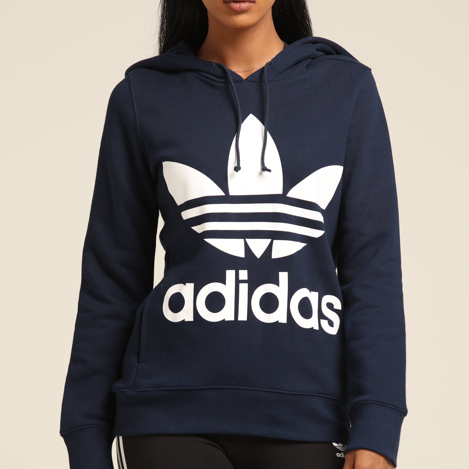 womens navy adidas hoodie