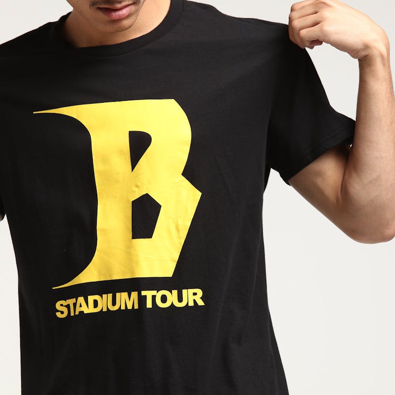 Justin Bieber Stadium Tour SS Tee Black/Yellow  Culture 