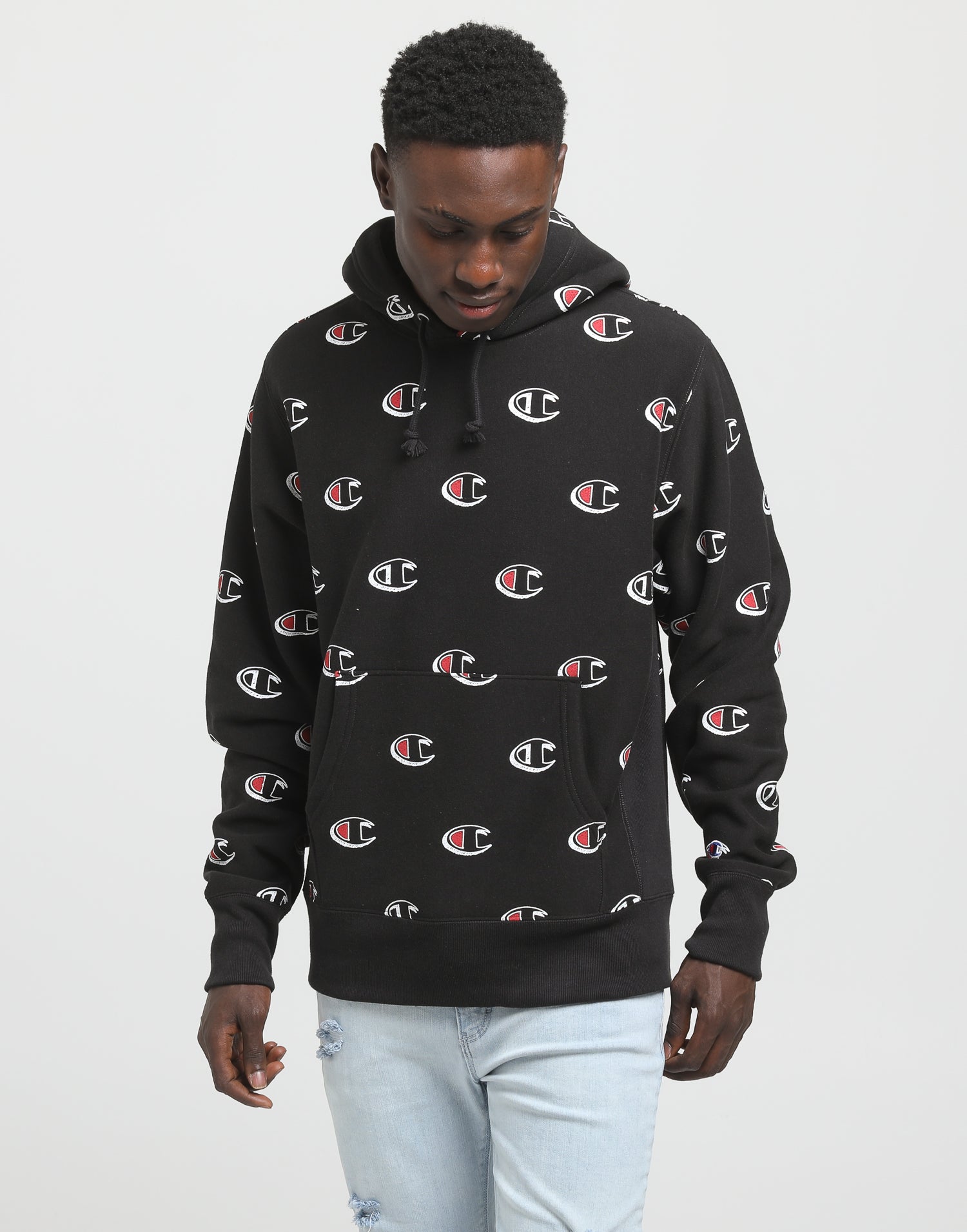 champion reverse weave allover hoodie