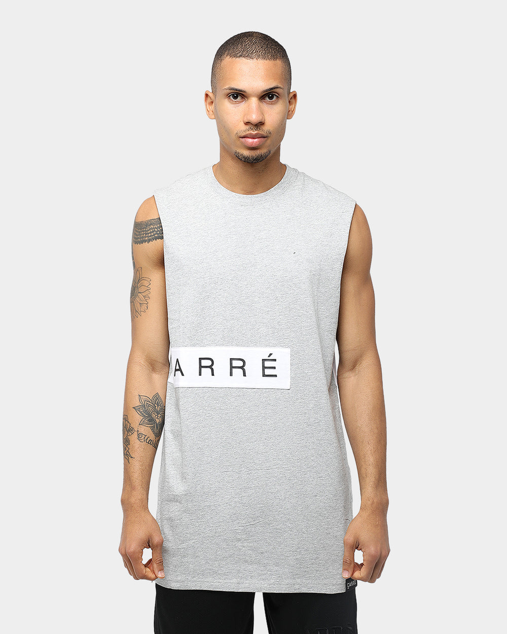 Carré Piece Muscle Grey/White