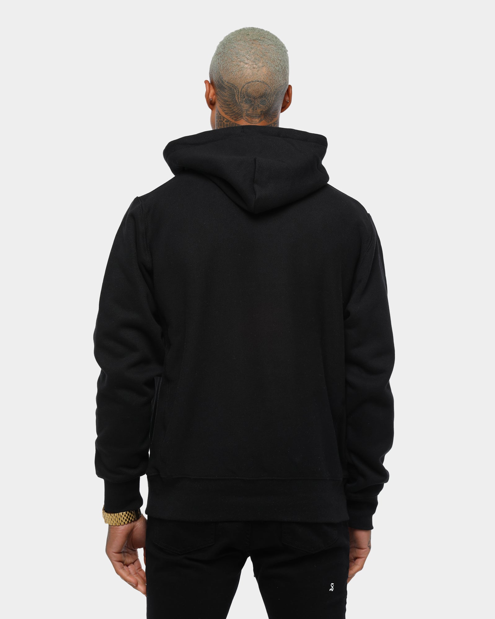 champion hoodie gold and black