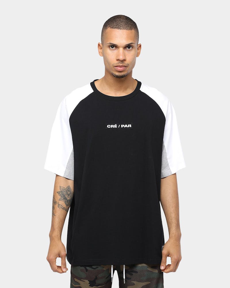 Carre Double Up Ss Tee Black Grey White Culture Kings Us