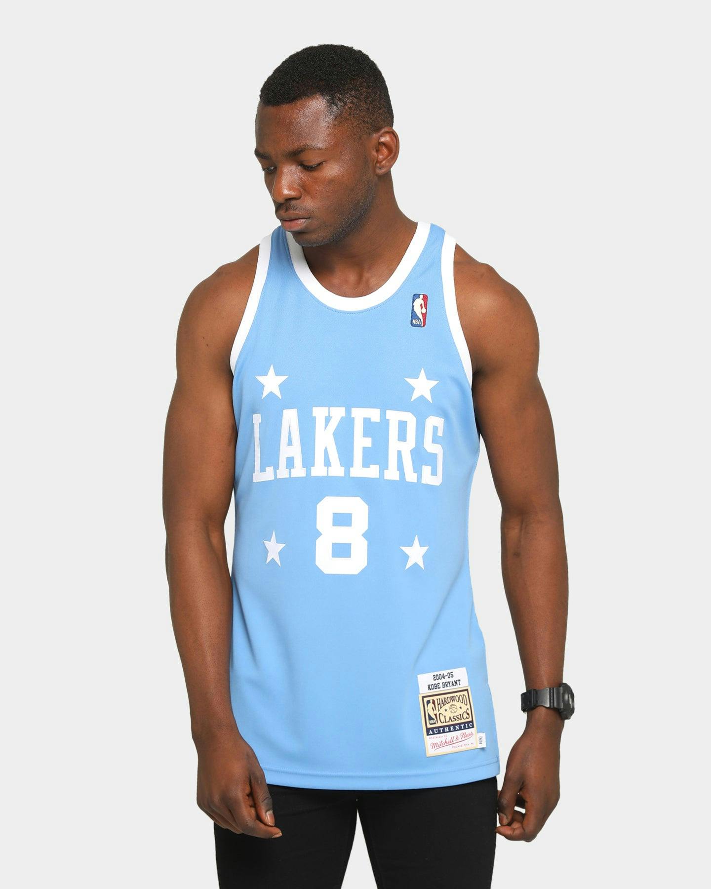 mitchell and ness lebron lakers jersey