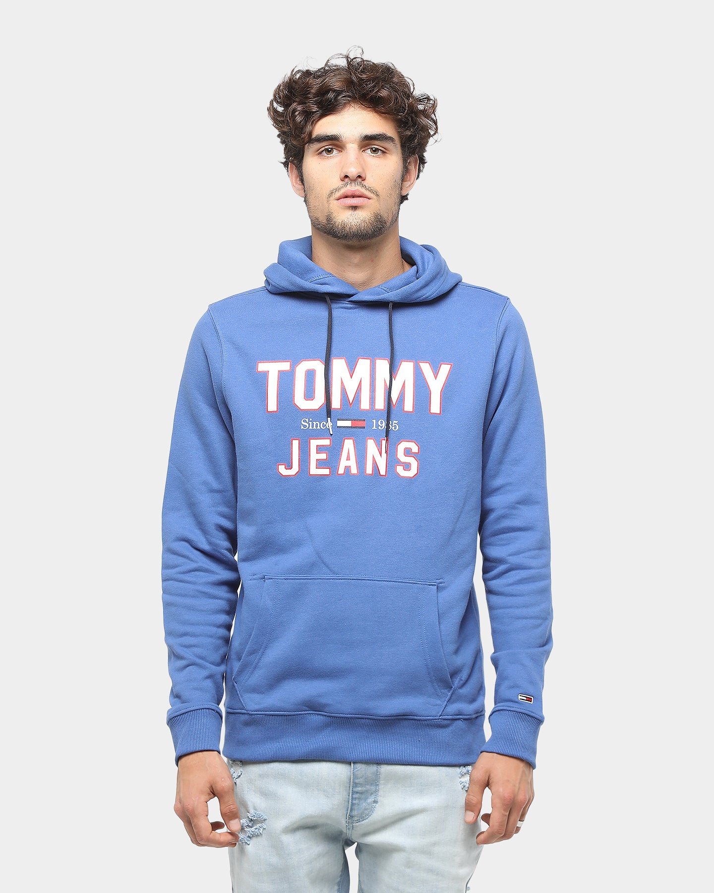 tommy jeans hoodie blue