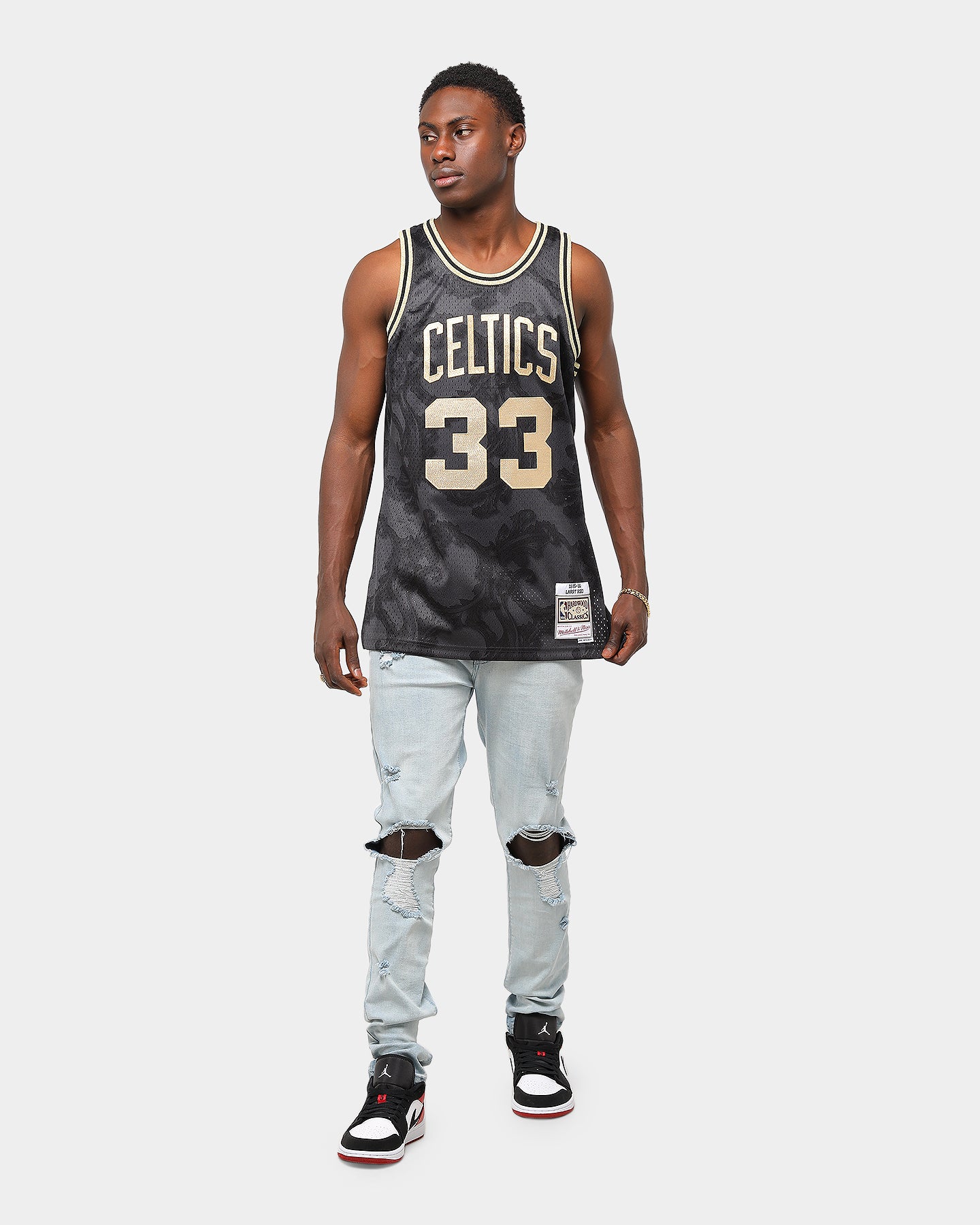 black and gold celtics jersey