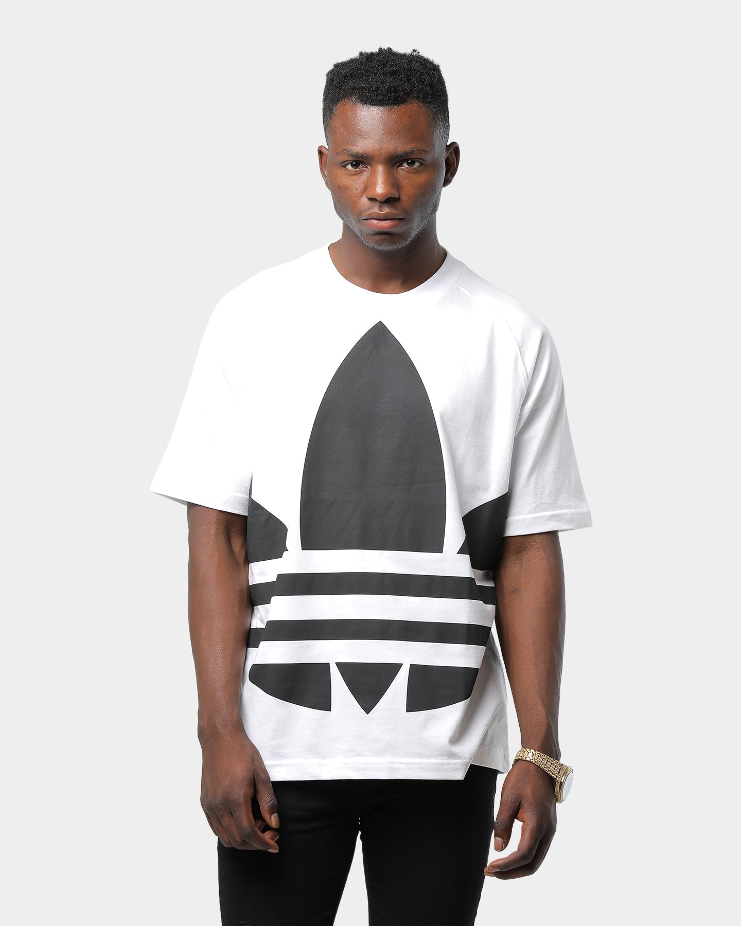 adidas big trefoil tee