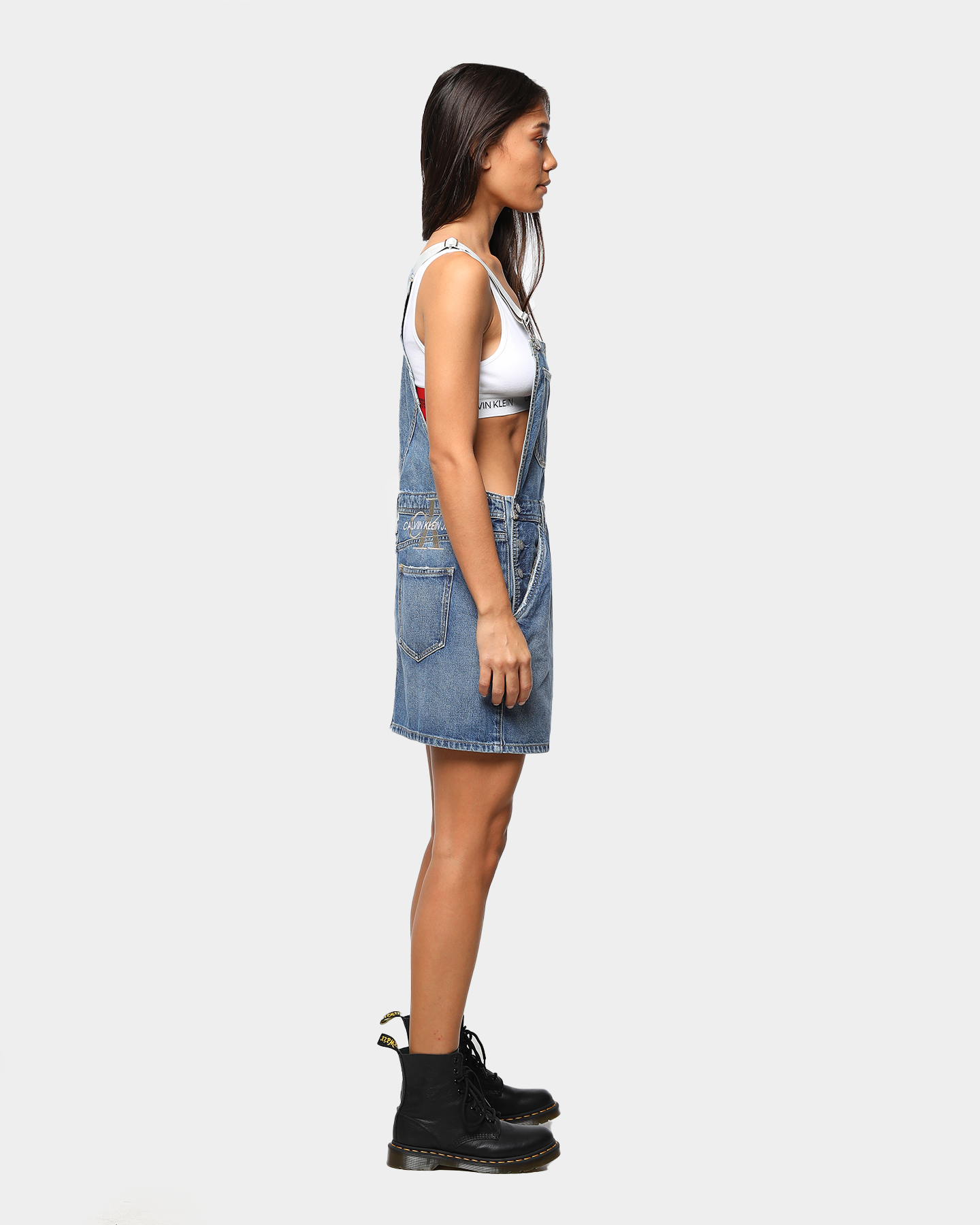 calvin klein dungaree dress