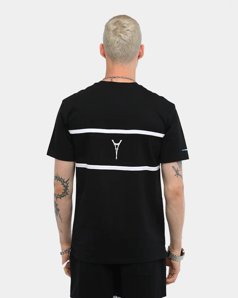 Carré Men's Scripted Classique Short Sleeve T-Shirt Black/White ...