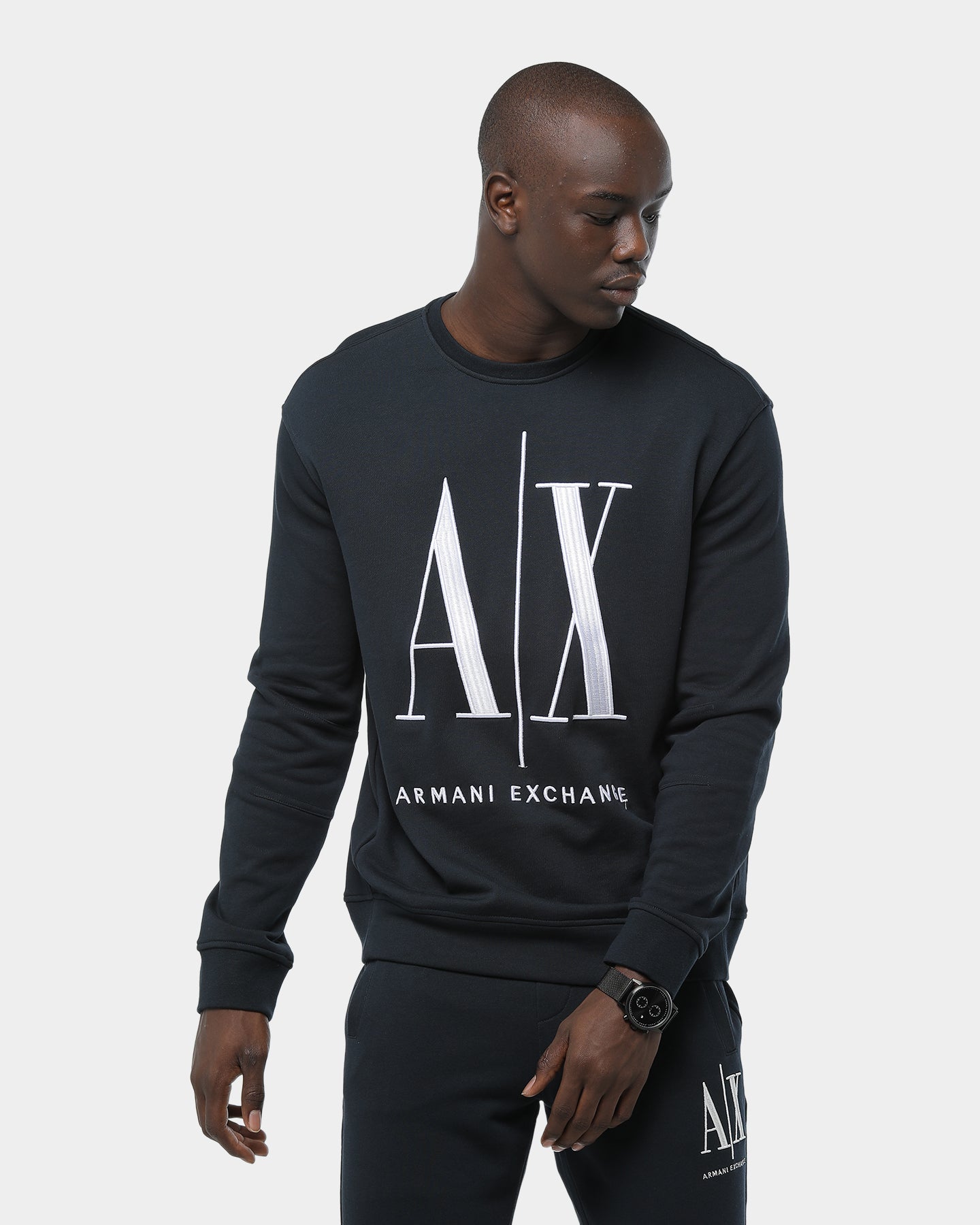 armani navy sweatshirt