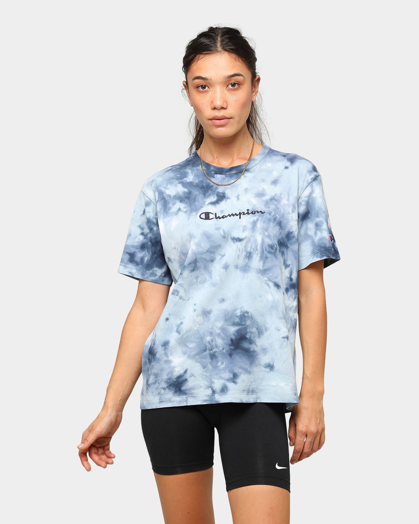 blue champion shirt womens