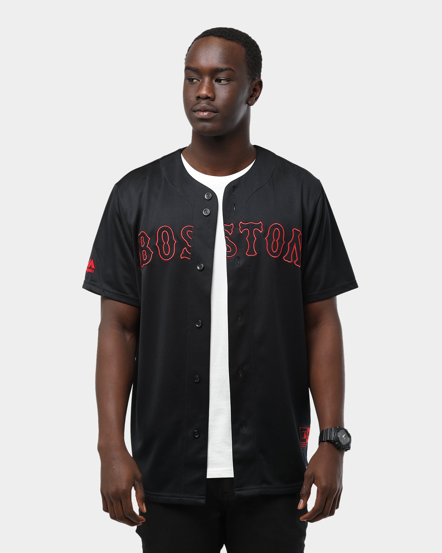 boston red sox black jersey
