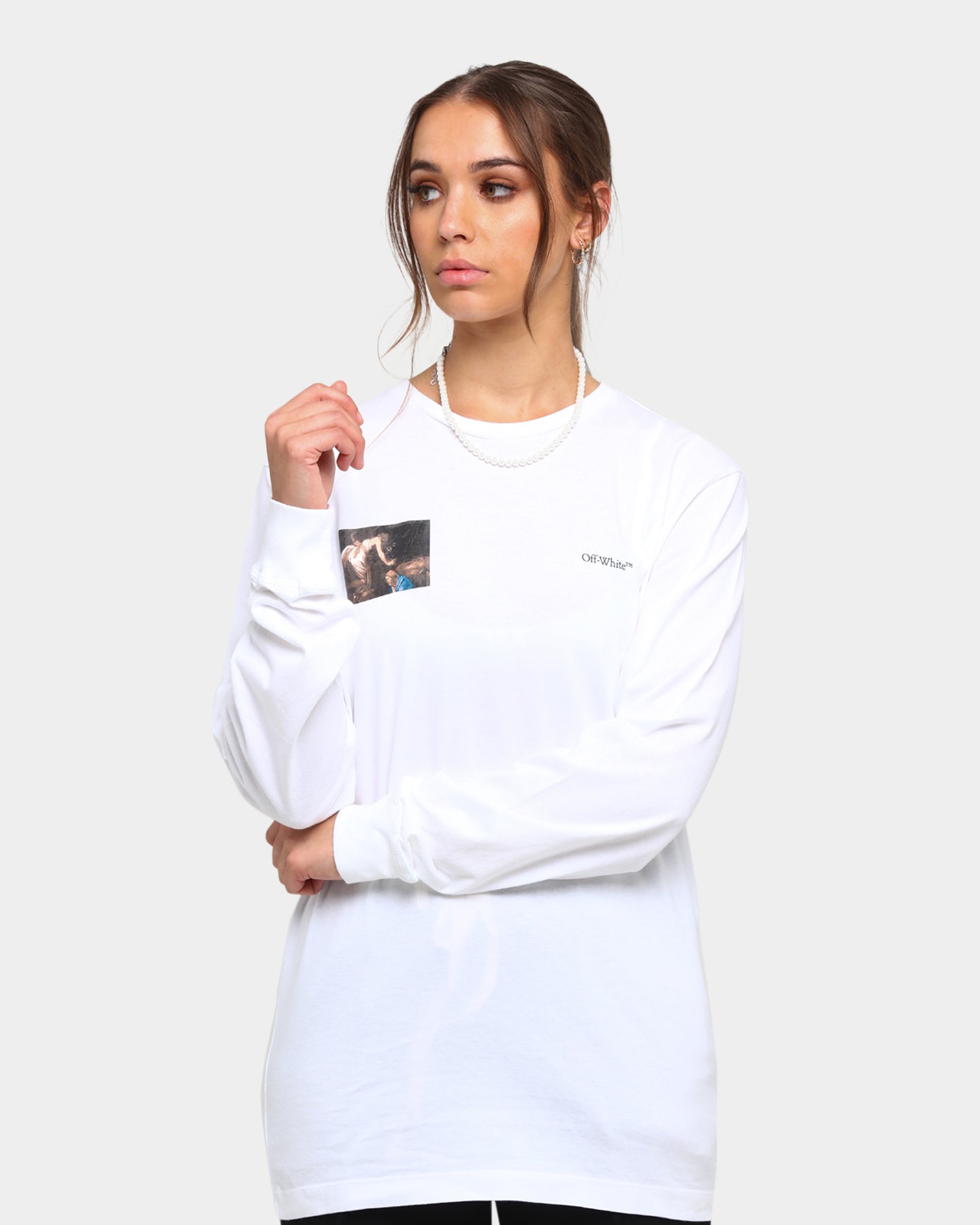 off white female shirt