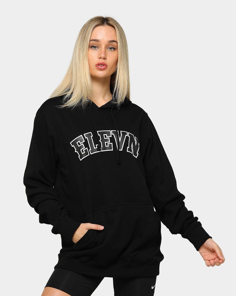 Elevn Clothing Co Definite Ls Hood Black Culture Kings Us