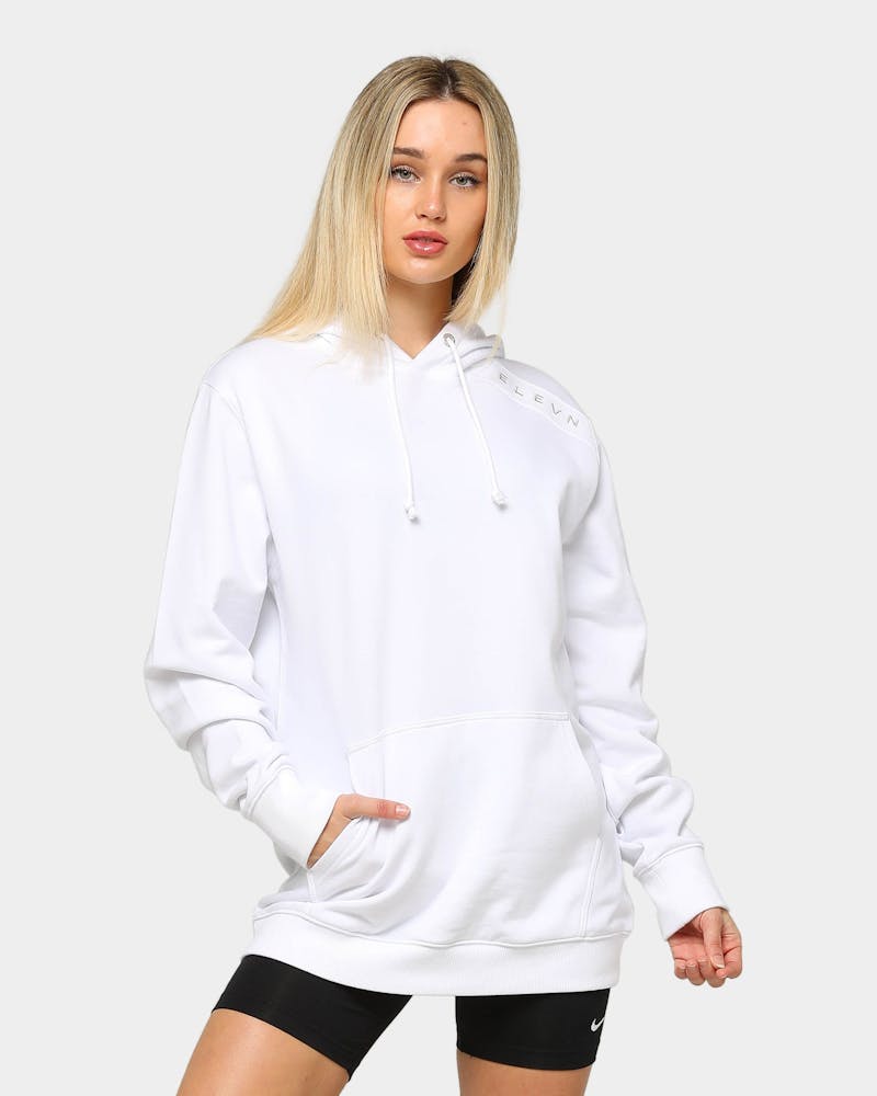 Elevn Clothing Co Contagious Long Sleeve Hoodie White Culture Kings Us