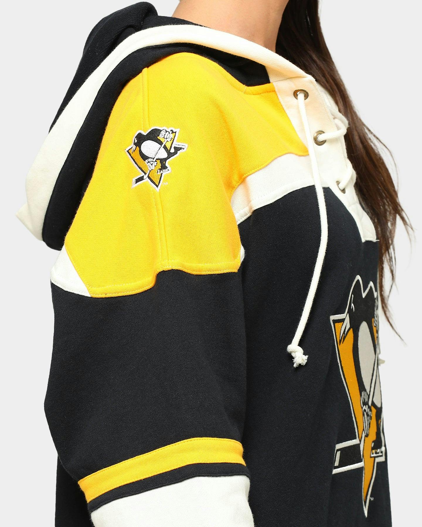 47 Brand Men's Pittsburgh Penguins Superior '47 Lacer Hoodie Black ...
