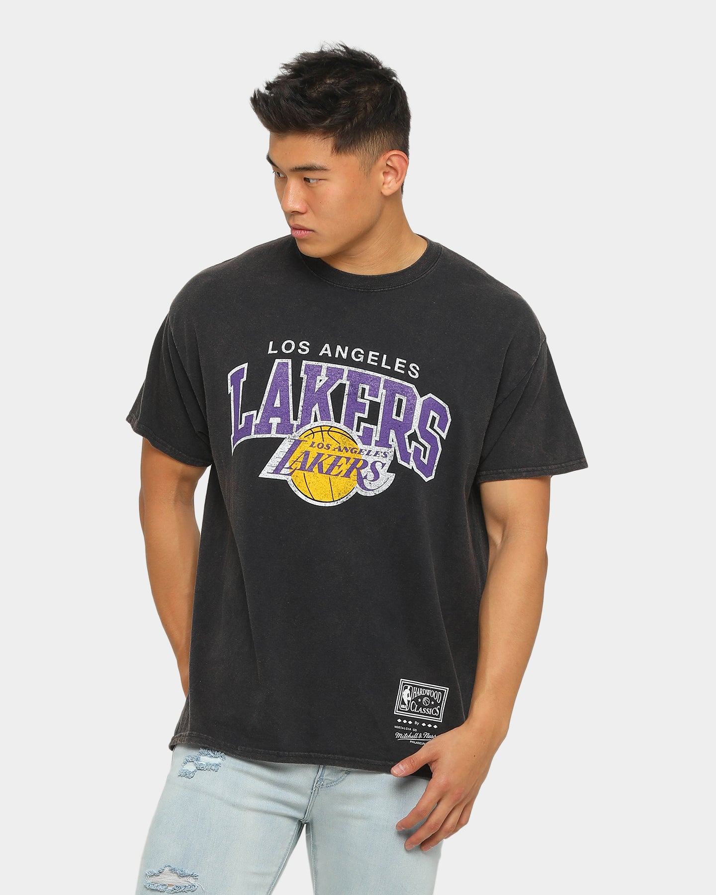 lakers shirt mitchell and ness
