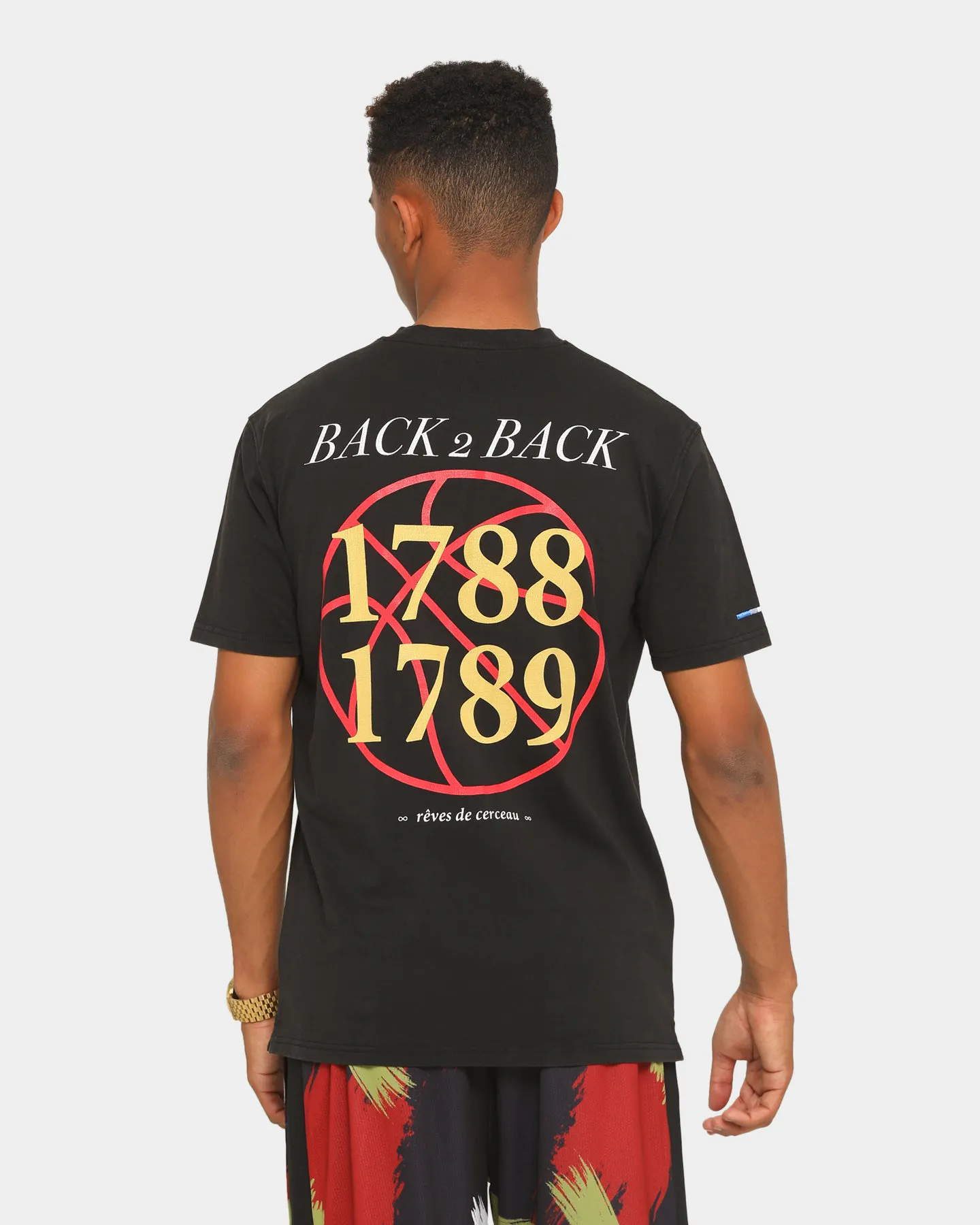 Carré Men's Emblem Classique Short Sleeve T-Shirt Washed Black ...