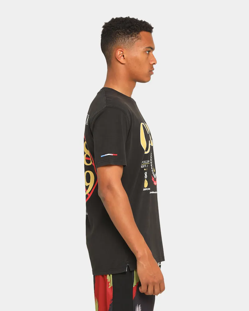 Carré Men's Emblem Classique Short Sleeve T-Shirt Washed Black ...