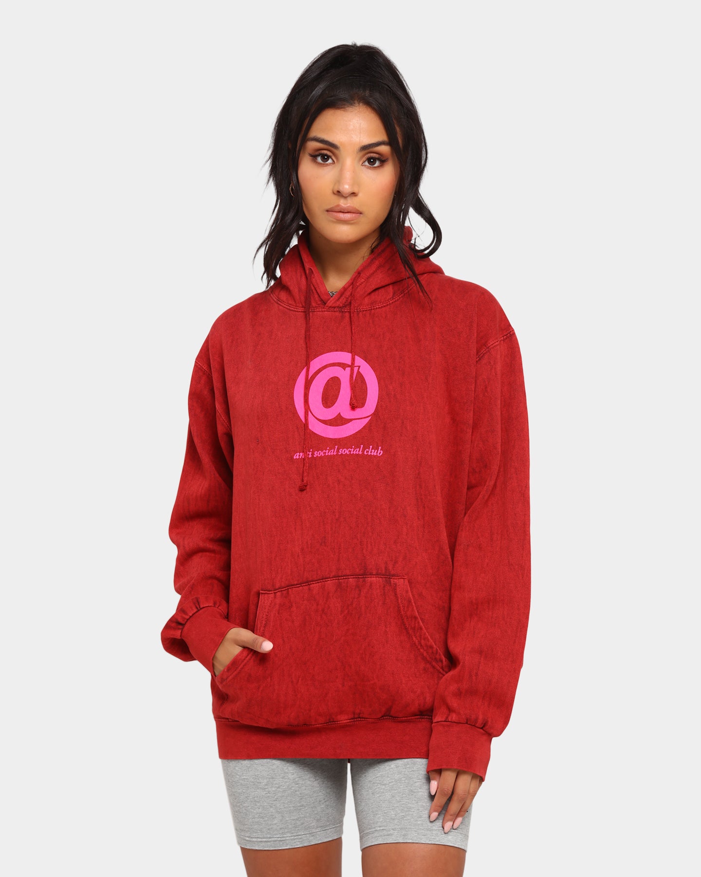 assc hoodie red