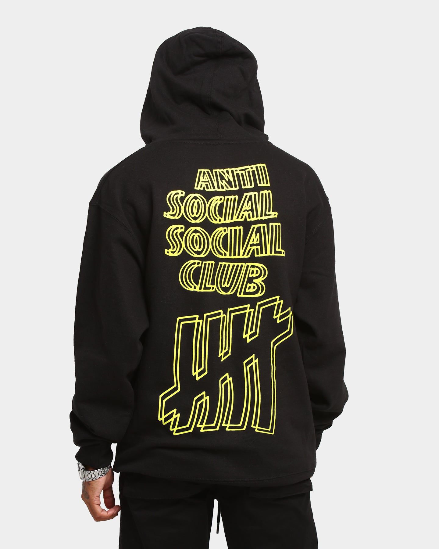 anti social social club undefeated hoodie