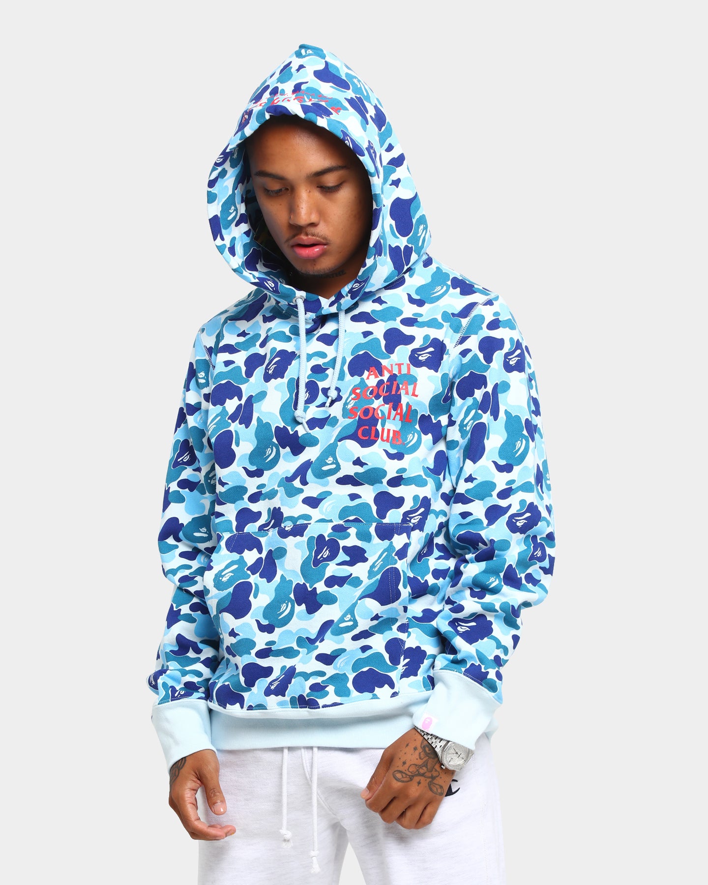 assc blue hoodie