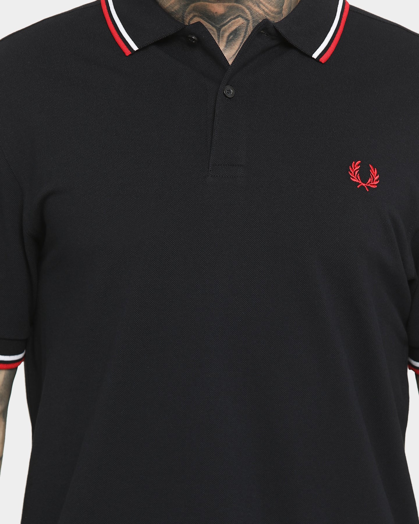 fred perry twin tipped polo navy