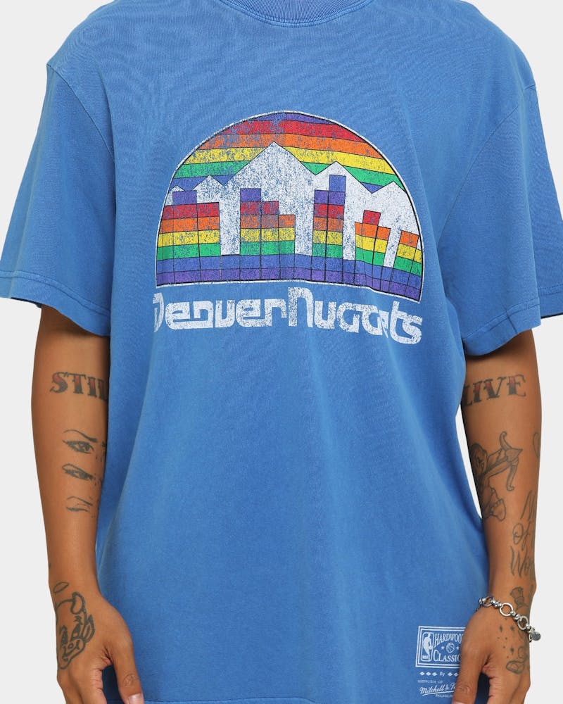 Mitchell & Ness Denver Nuggets Oversized TM CLR Logo ...