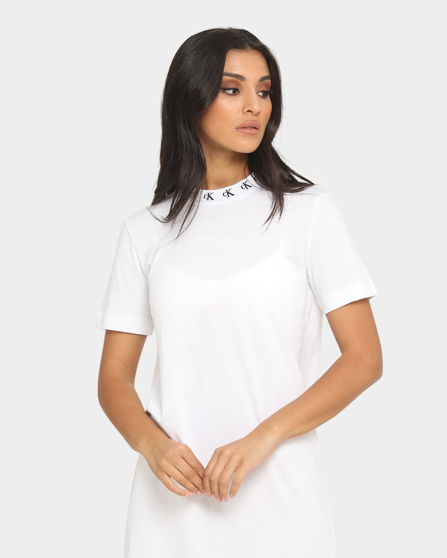 calvin klein t shirt white womens