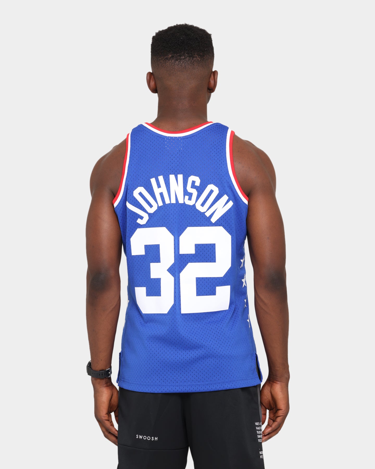 magic johnson blue jersey