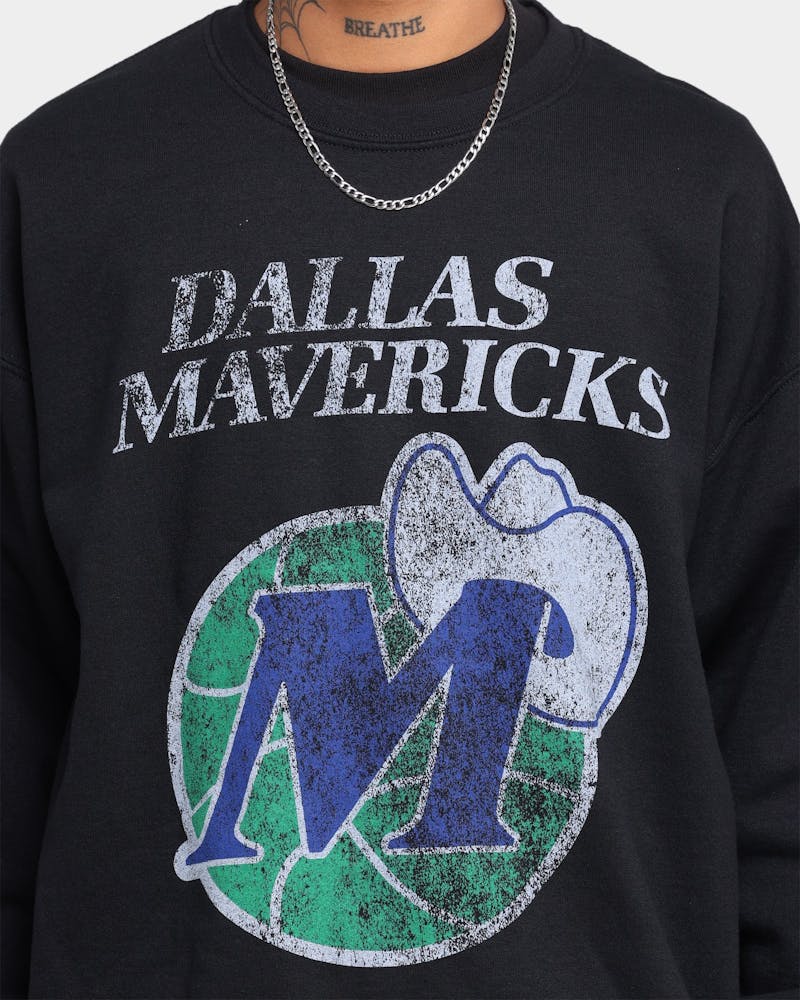 Mitchell & Ness Dallas Mavericks Oversize XL Logo Crew ...
