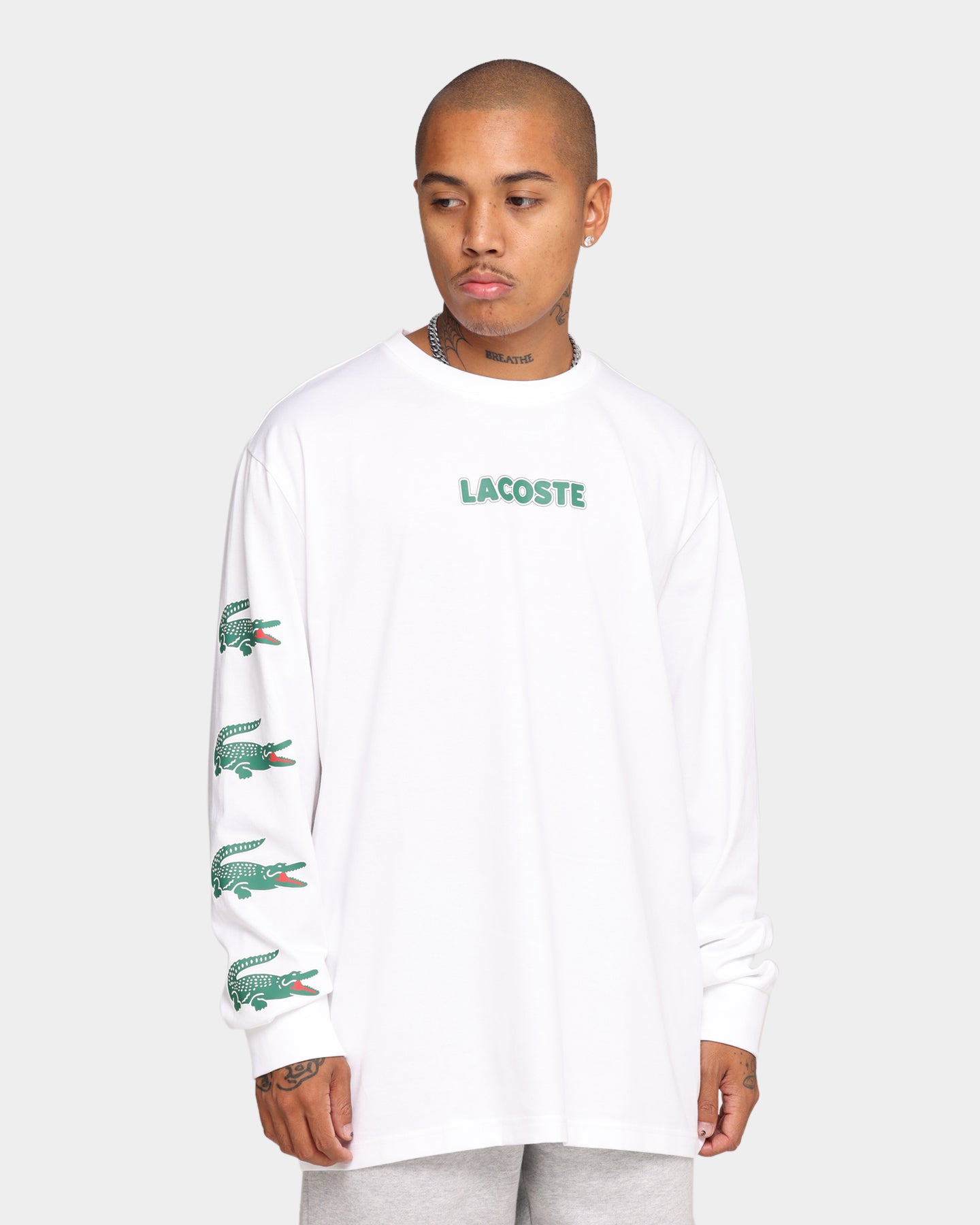 Lacoste Croc Long Sleeve Jersey T-Shirt 