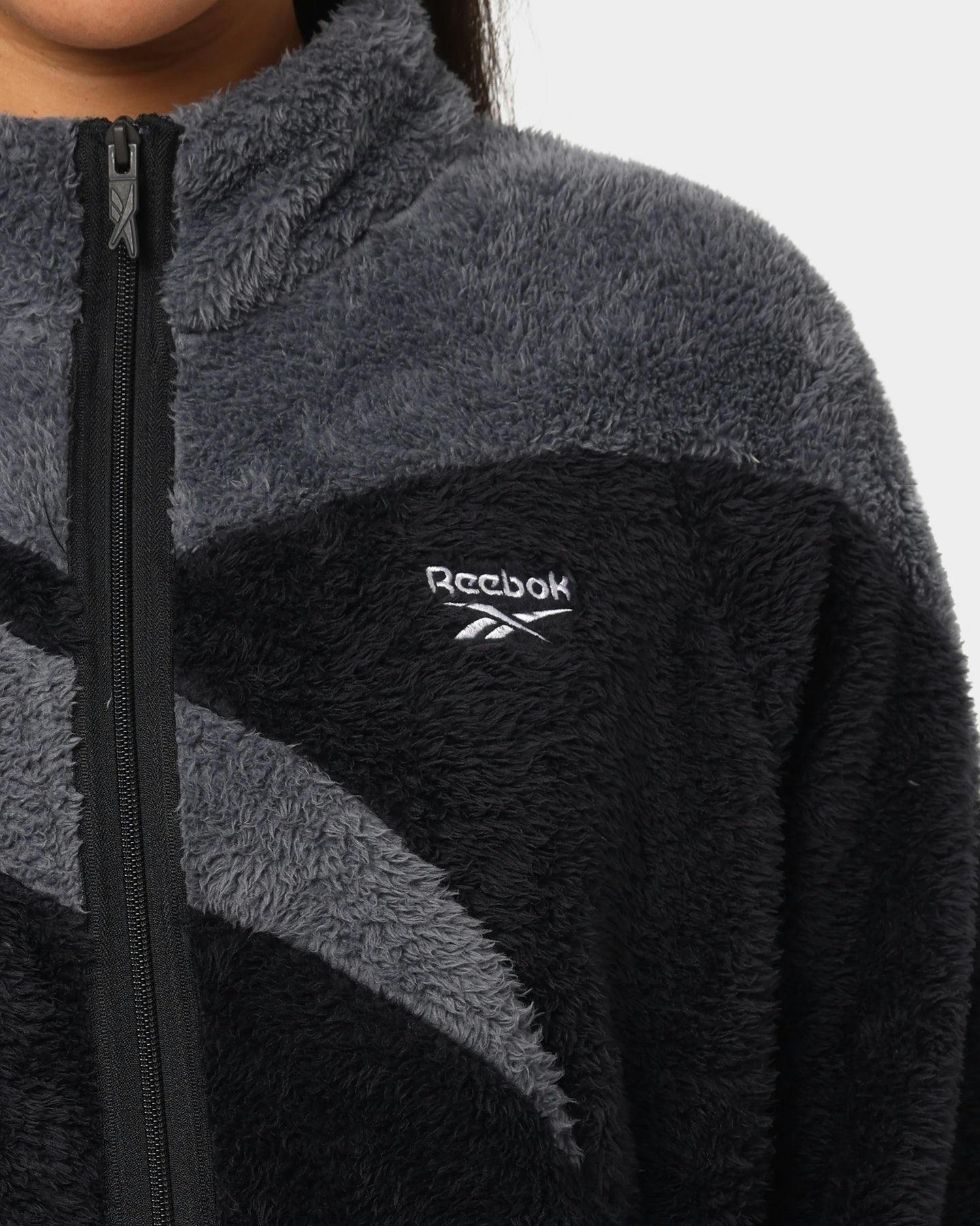 reebok sherpa sweater fleece