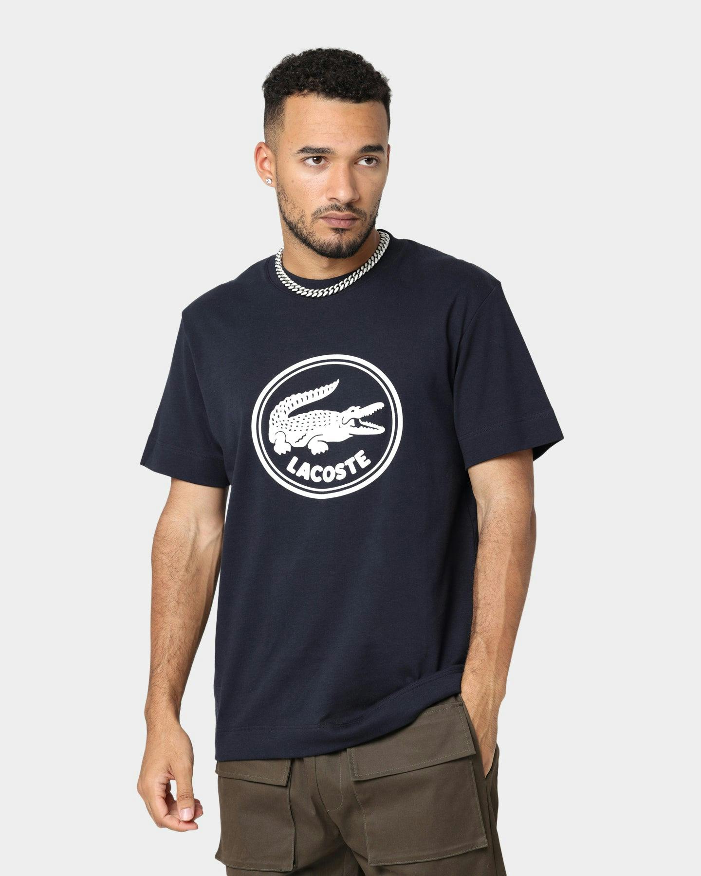 Lacoste Flocked Logo T-Shirt Abysm