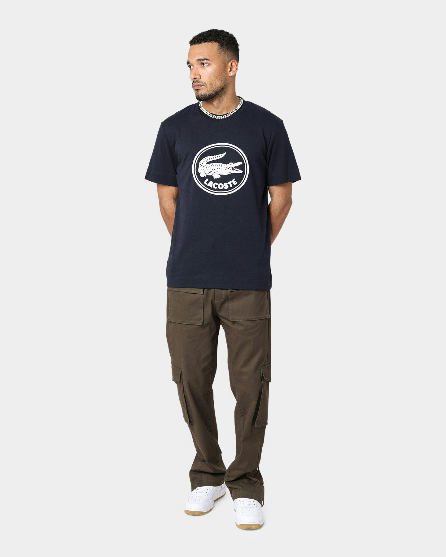 Lacoste Flocked Logo T-Shirt Abysm