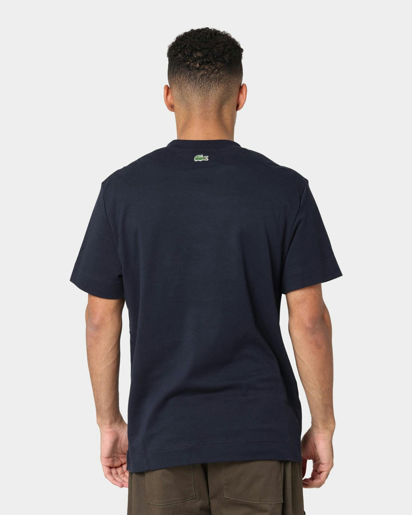 Lacoste Flocked Logo T-Shirt Abysm