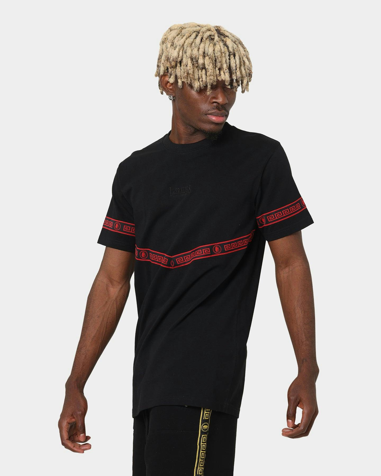 Last Kings Tut Taped Short Sleeve T-Shirt Black/Red