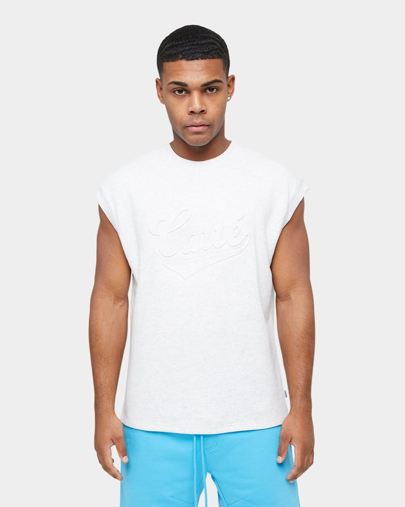 Carre Forme Muscle T-Shirt Light Grey | Culture Kings US