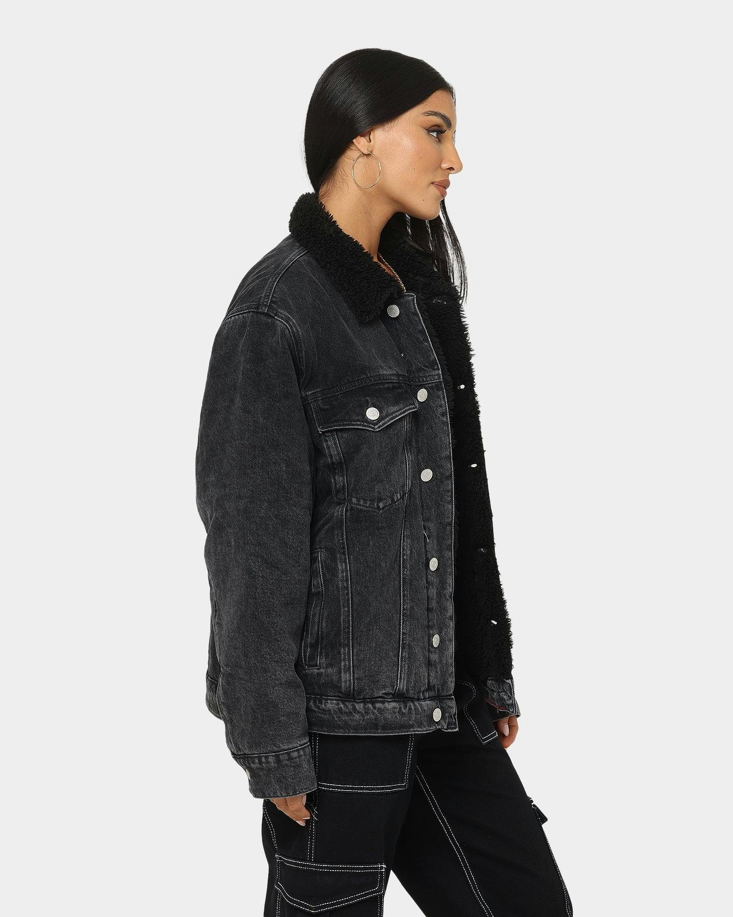 Tommy Jeans Oversized SherpaJacket Denim Black