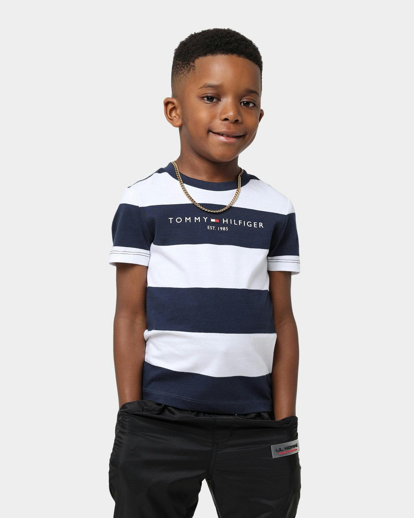 Tommy Hilfiger Kids' Essential Stripe T-Shirt Blue Stripe