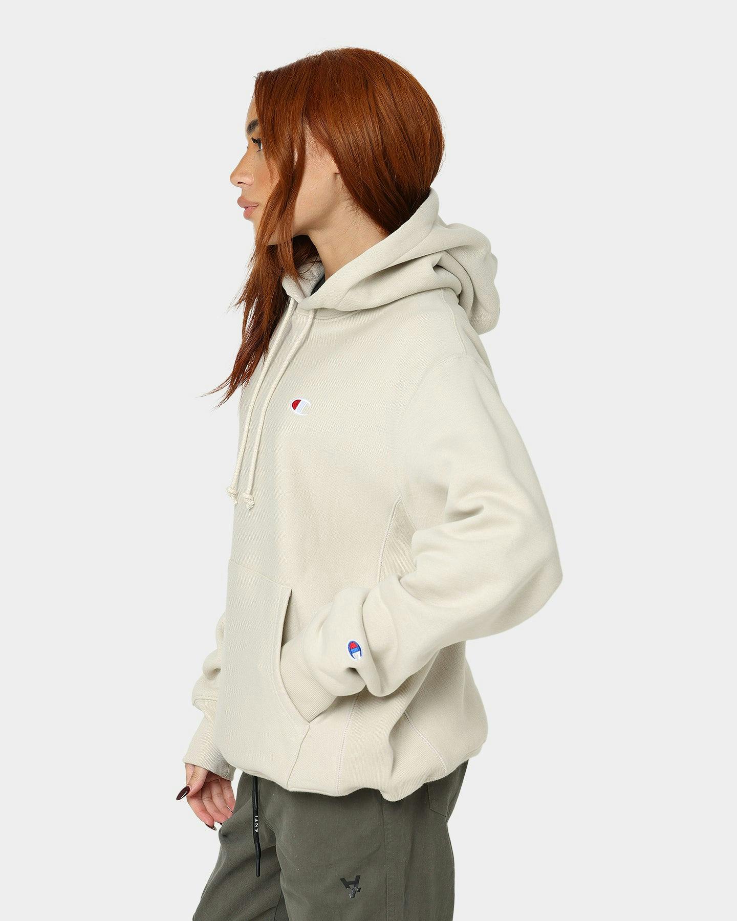 Champion Reverse Weave Small C Hoodie Pebblestone