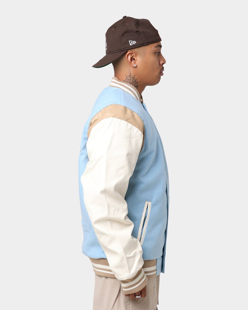 Karl Kani OG Colour Block College Jacket Light Blue thumbnail - 5