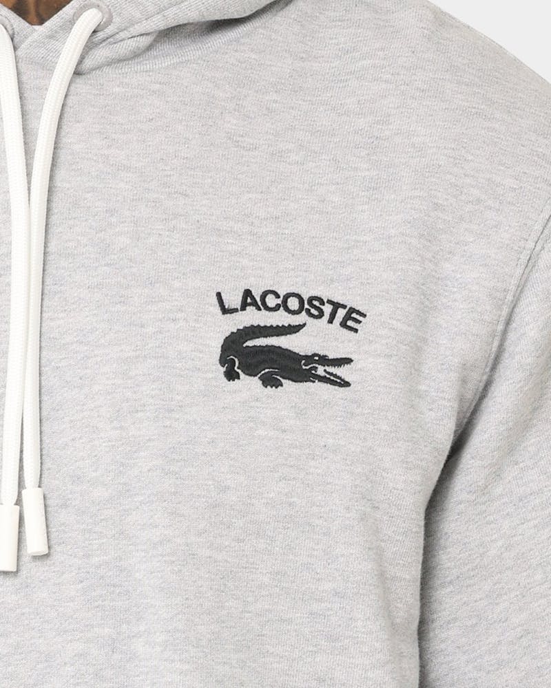 Lacoste Soft Branding Hoodie Silver Chine thumbnail - 2