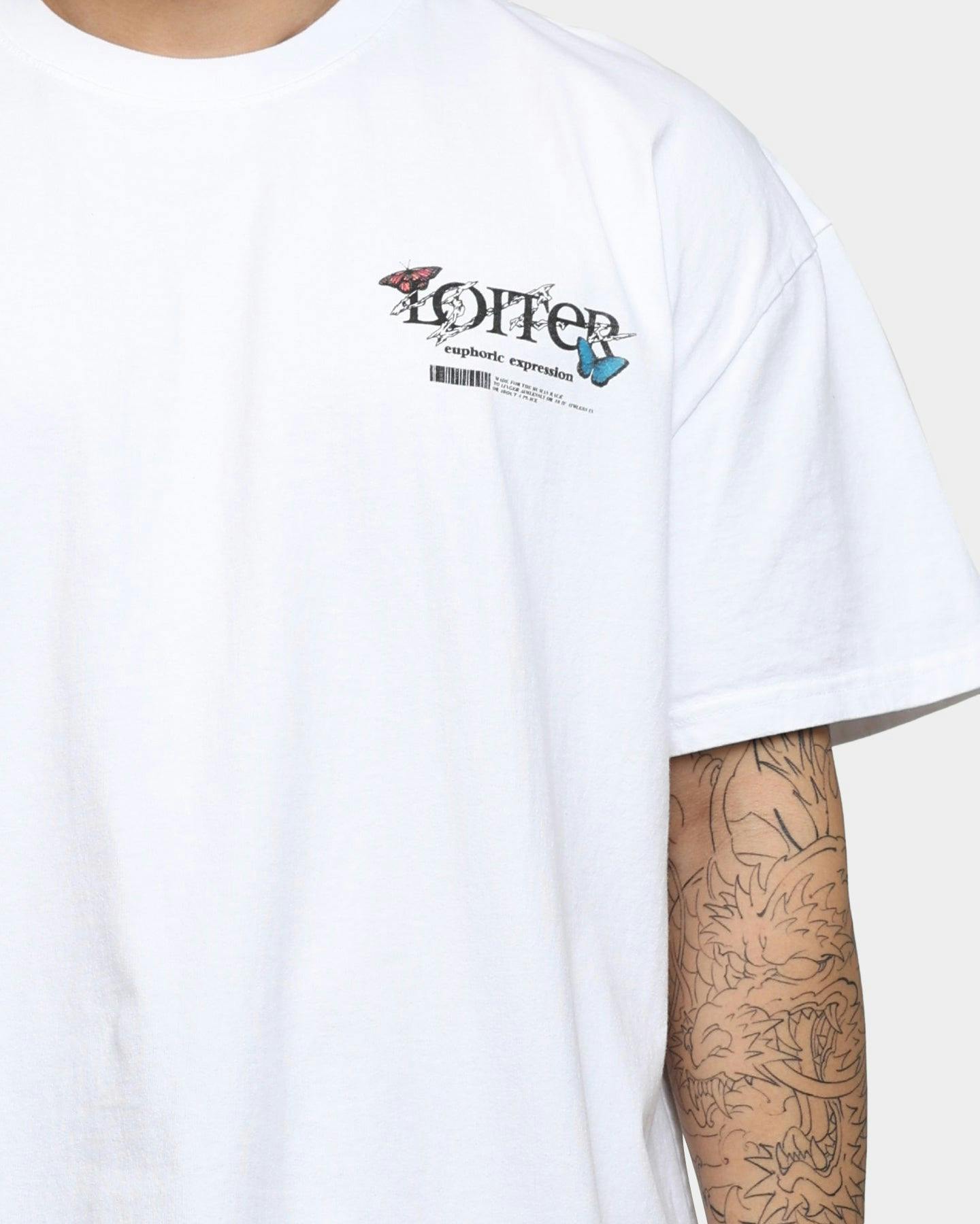 Loiter Euphoria Ultra Premium Vintage T-Shirt White