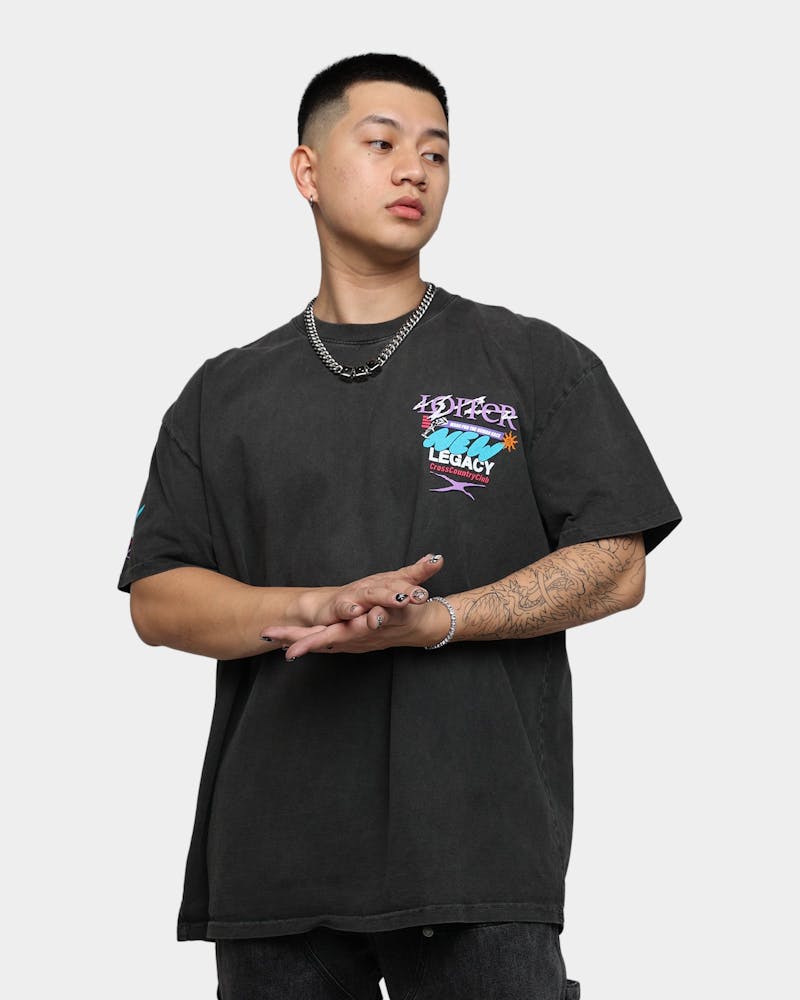 Loiter New Legacy Ultra Premium Vintage T-Shirt Black Wash