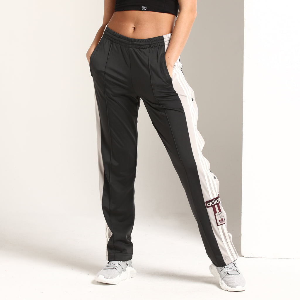 ADIDAS WOMENS ADIBREAK TRACK PANTS CARBON ADIDAS WOMENS ADIBREAK TRACK PANTS CARBON