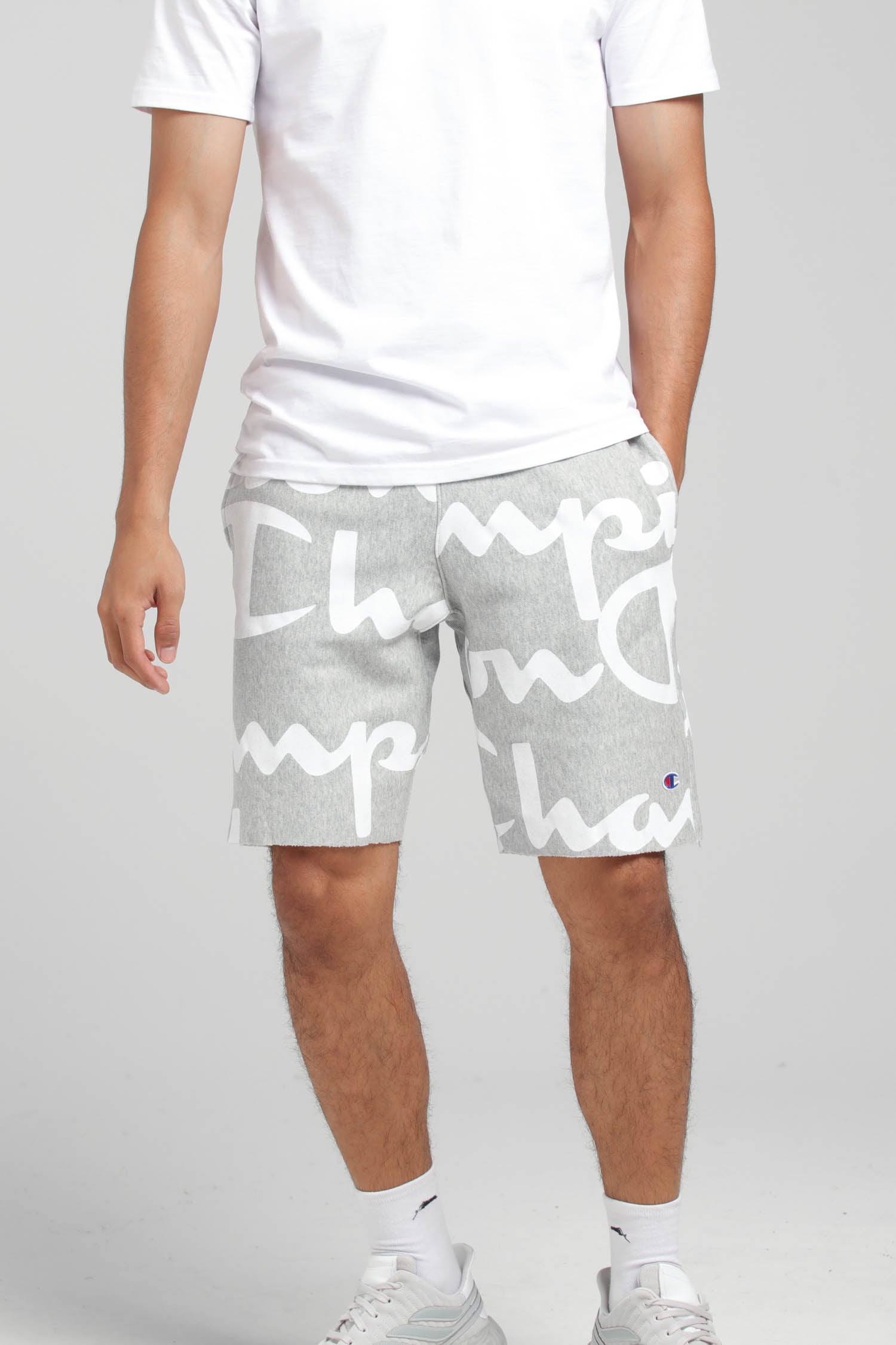 champion reverse weave all over print short