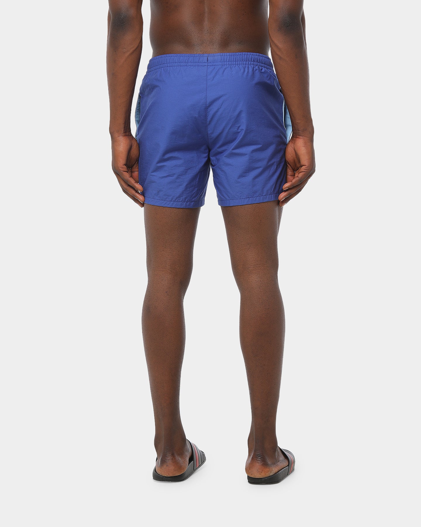 lacoste swim shorts blue