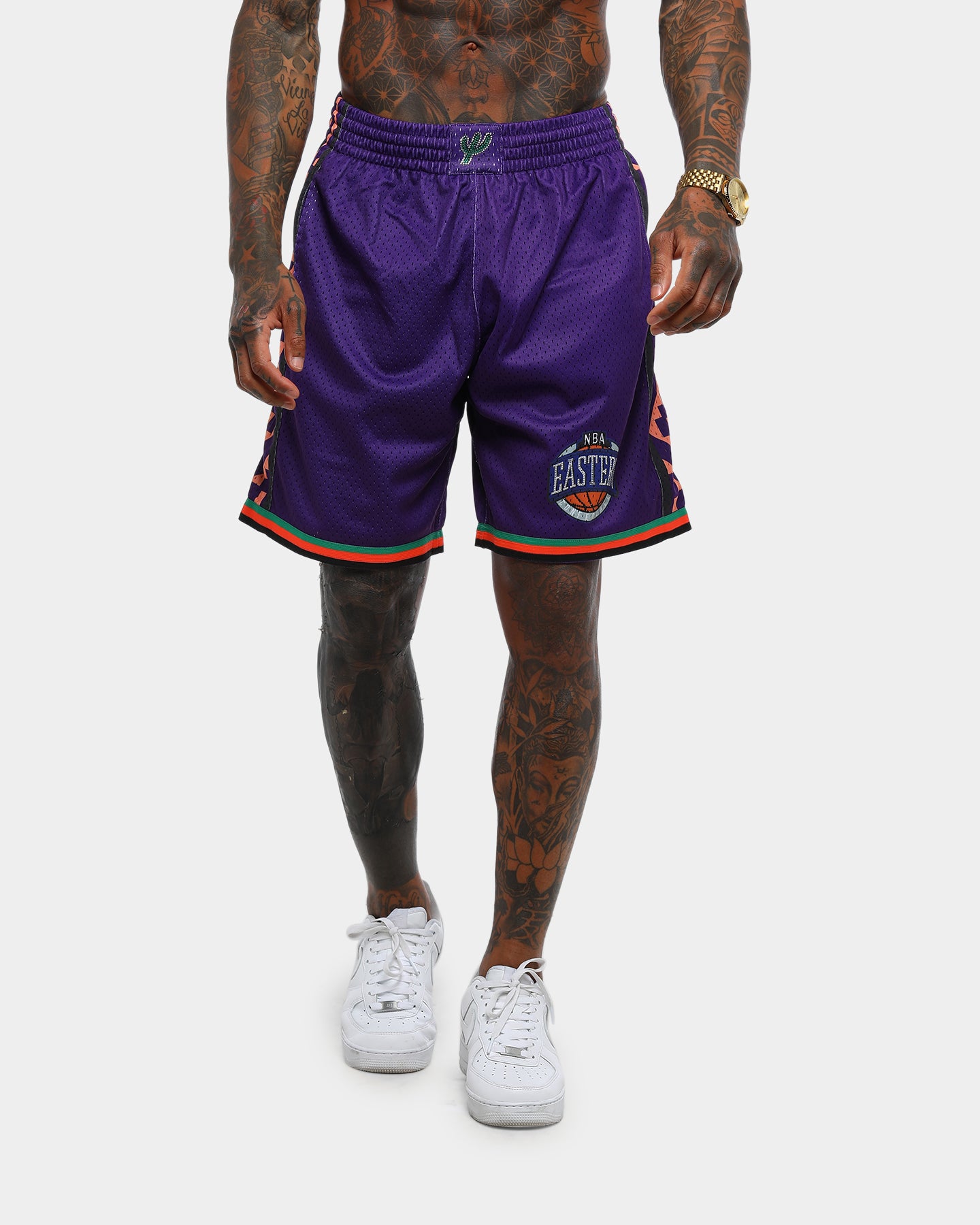 purple nba shorts