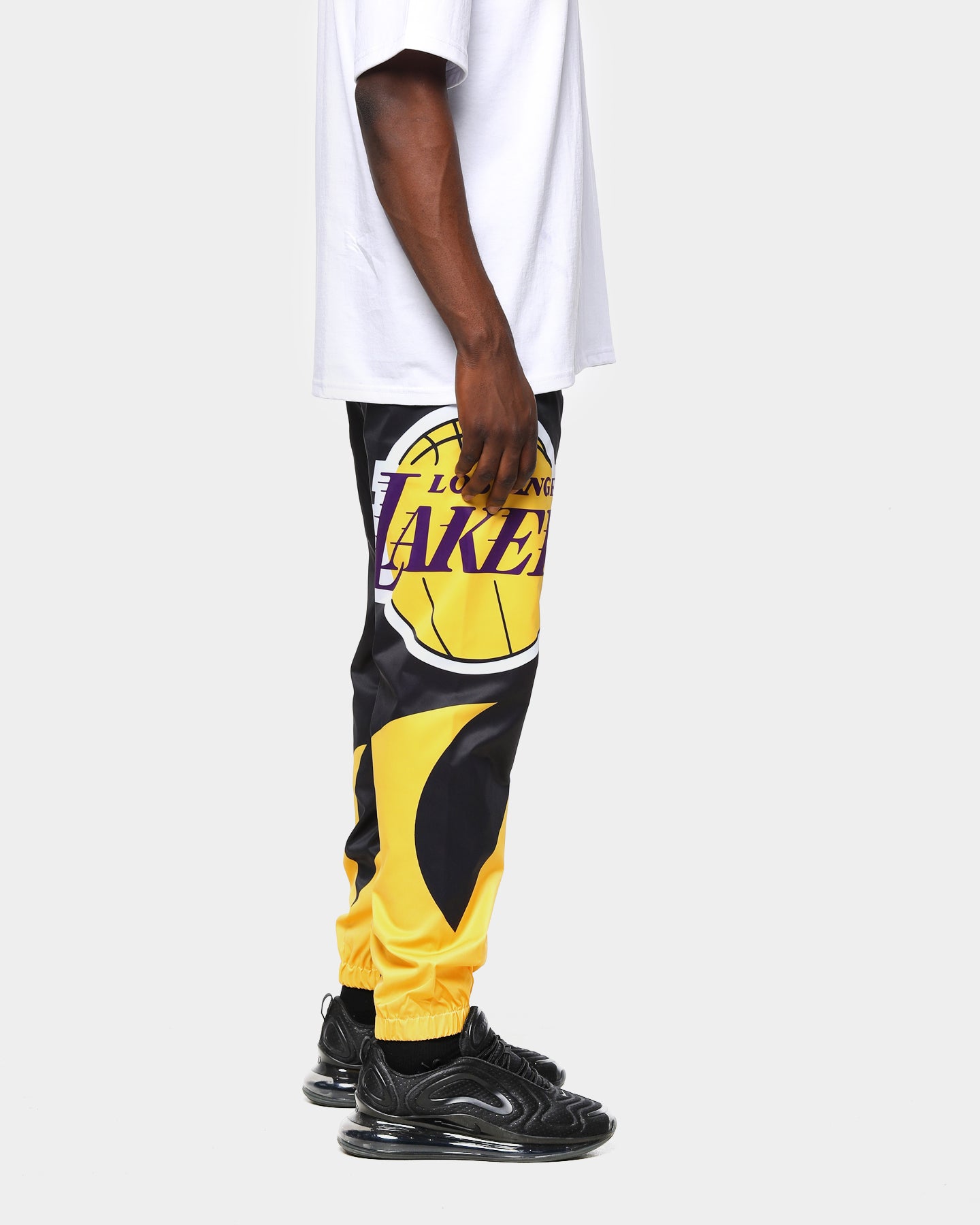 yellow lakers sweatpants